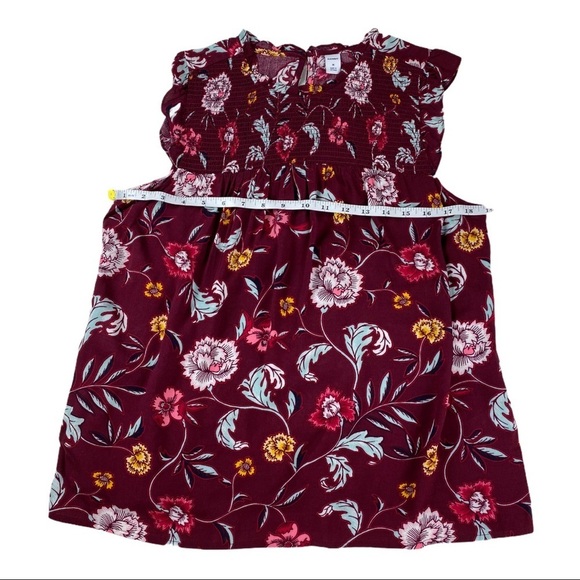 Old Navy Ruched High Neck Ruffled Top - Picture 7 of 8